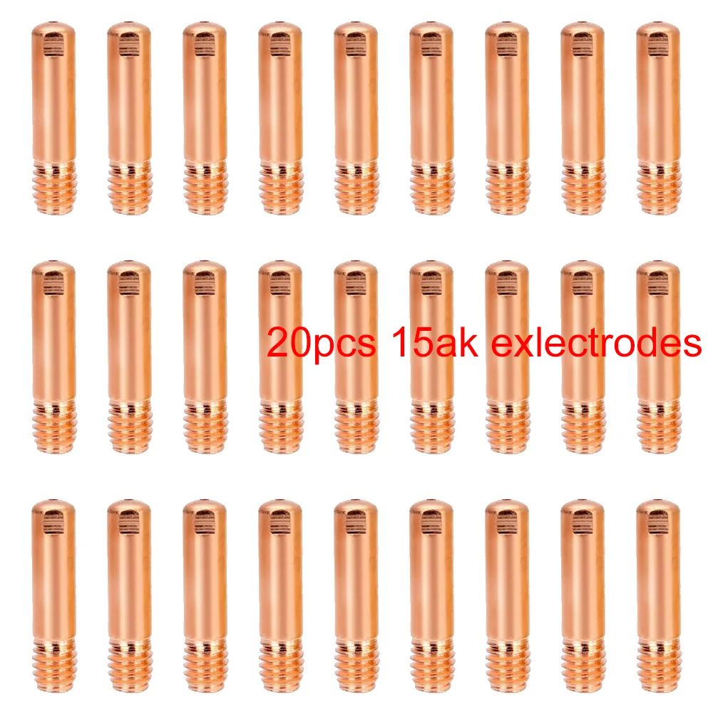 

20pcs MIG Welding Consumables Tip Nozzle 0.8/1.0/1.2mm for Binzel Torch