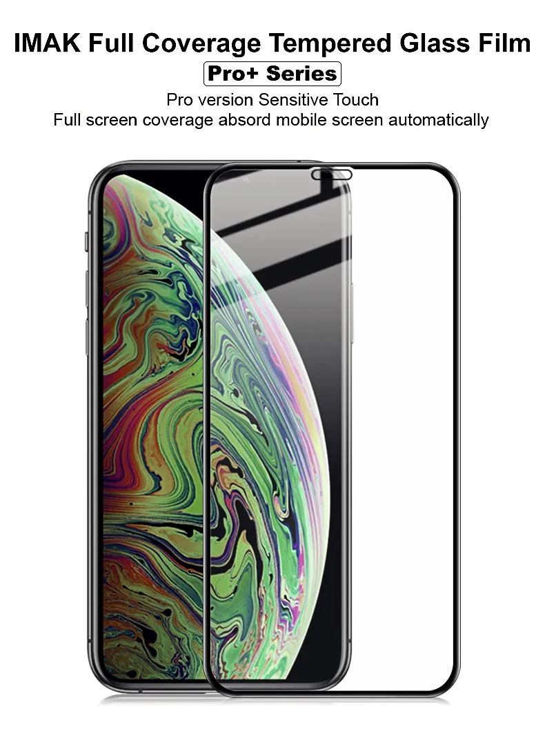 IMAK Pro+ игровая версия стекло для Iphone X XS XR Iphone XS макс. закаленное стекло полное покрытие защитная пленка AB Клей