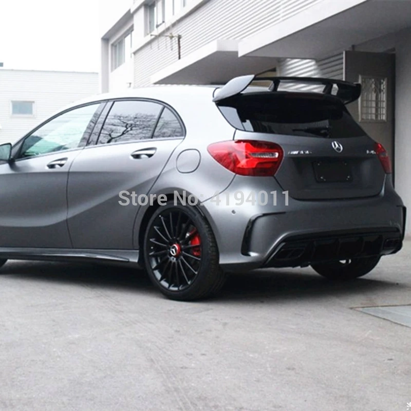 Задний спойлер для Mercedes Benz A Class W176 A160 A180 A200 A250 A45 AMG 5 хэтчбек 2013 2018|Спойлеры и
