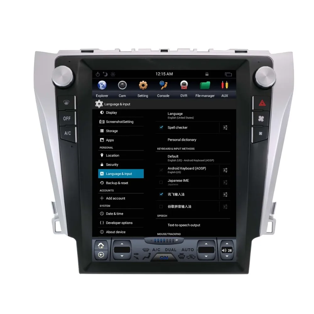 Best PX6 4GB RAM Tesla style Android 8.1 Car For TOYOTA Camry 2012-2016 head unit car multimedia system car Media Player with wifi 4G 6