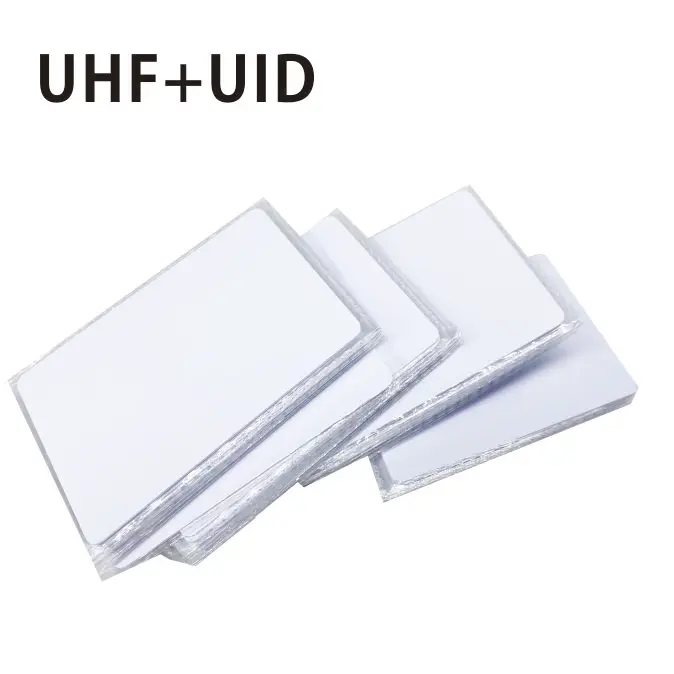 10 шт. 915 МГц 13 56 дальний двухчастотный пассивная rfid-метка UHF Композитный карты 9662 +
