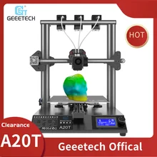 Geeetech A20T 3D Printer 3 In 1 Out Gemengde Eigendom Upgrade GT2560 V4.0 Controlboard Open Source 250*250*250Mm LCD2004 Fdm Ce