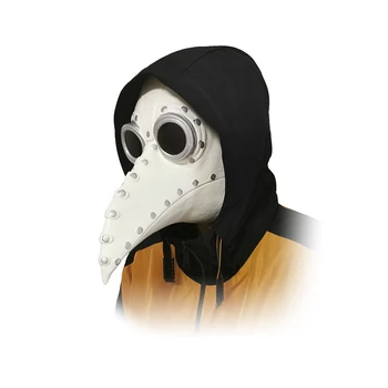 

Steampunk Plague Doctor Bird Mask Funny Medieval Latex Punk Cosplay Masks Beak Adult Halloween Event Cosplay Props