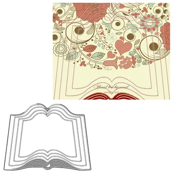 

New 2020 Metal Cutting Die and Scrapbooking For Paper Making Book Page Embossing Hot Foil Plates Frame Card Craft No Stamp