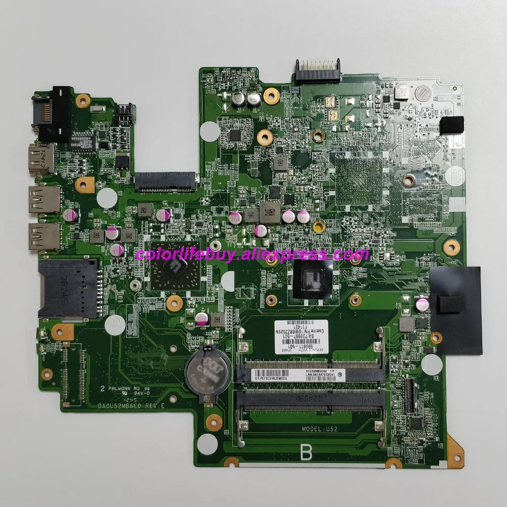 

Genuine 699811-501 699811-001 DA0U52MB6E0 UMA A68M E1-1200 CPU Laptop Motherboard for HP 14-b Series 14Z-B000/B100 Notebook PC