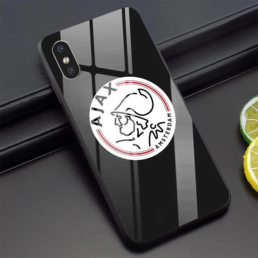 Ajax команда телефон чехол для iPhone X Case 6 6S XR Xs Max 8 плюс 7 5S 5 SE 11 Pro закаленное стекло