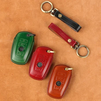 

Leather Car Key Cover Case for BMW 1 3 5 7 Series M1 M2 F05 F10 F20 F25 F30 X1 F48 X3 X4 E30 E34 E36 E39 E46 Car Styling Covers