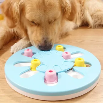 

Portable Pet Dog Feeding Food Bowls Puppy Slow Down Eating Feeder Fish Bowl Prevent Obesity Dogs Playing Puzzle Toys Dish 1PC