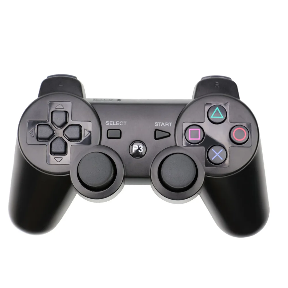 Беспроводной Bluetooth контроллер для sony PS3 геймпад для Play Station 3 джойстик для sony Playstation 3 PC для Dualshock контроллер - Цвет: Type 2 Black