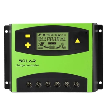

MOOL LCD Display Solar PV Charge Regulators Solar Charger Controller USB Solar Charge Controller 60A 60A12/24V