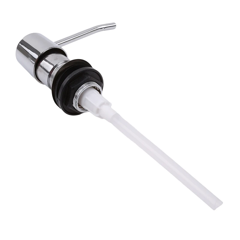 300ML Kitchen Sink Soap Dispenser Stainless Steel Liquid Soap Bottle Extension Tube Kit Lotion Detergent Dispenser Accessories soap dispenser