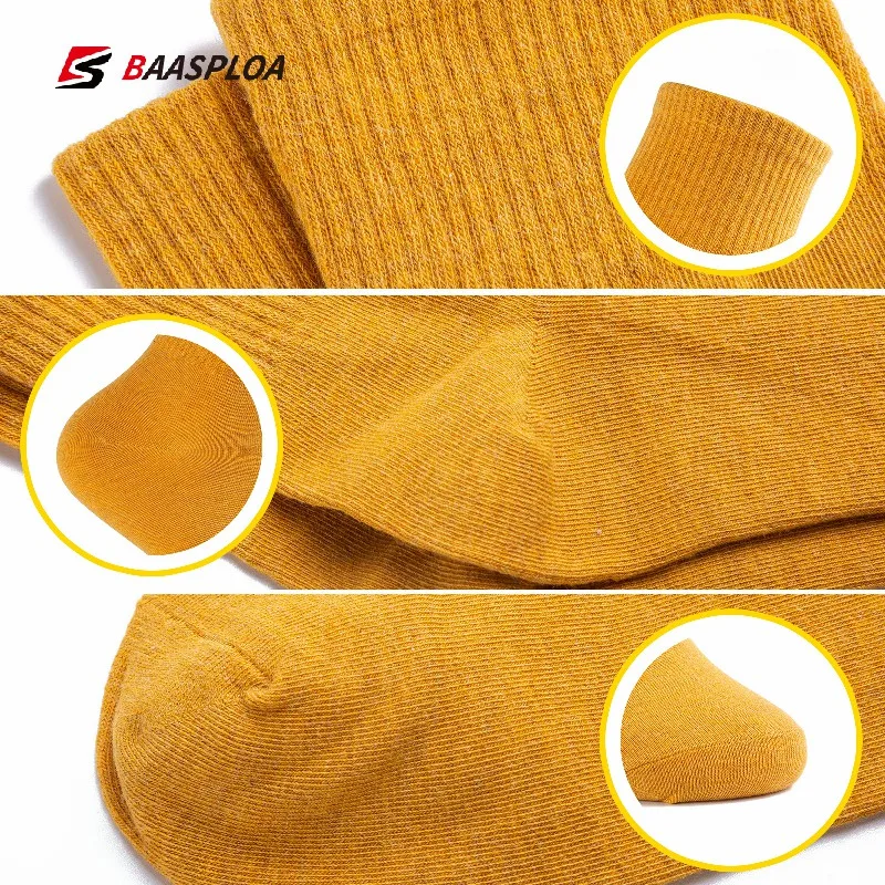 Running Socks Baasploa Women's Running Socks Anti-slip Breathable Cycling Outdoor Fitness Basketball Sport Trekking