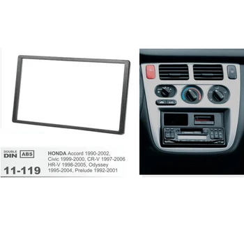 

11-119 Car 2 DIN Fascia Panel Plate For HONDA Accord Civic CR-V HR-V Stereo Dash CD Trim Installation Kit