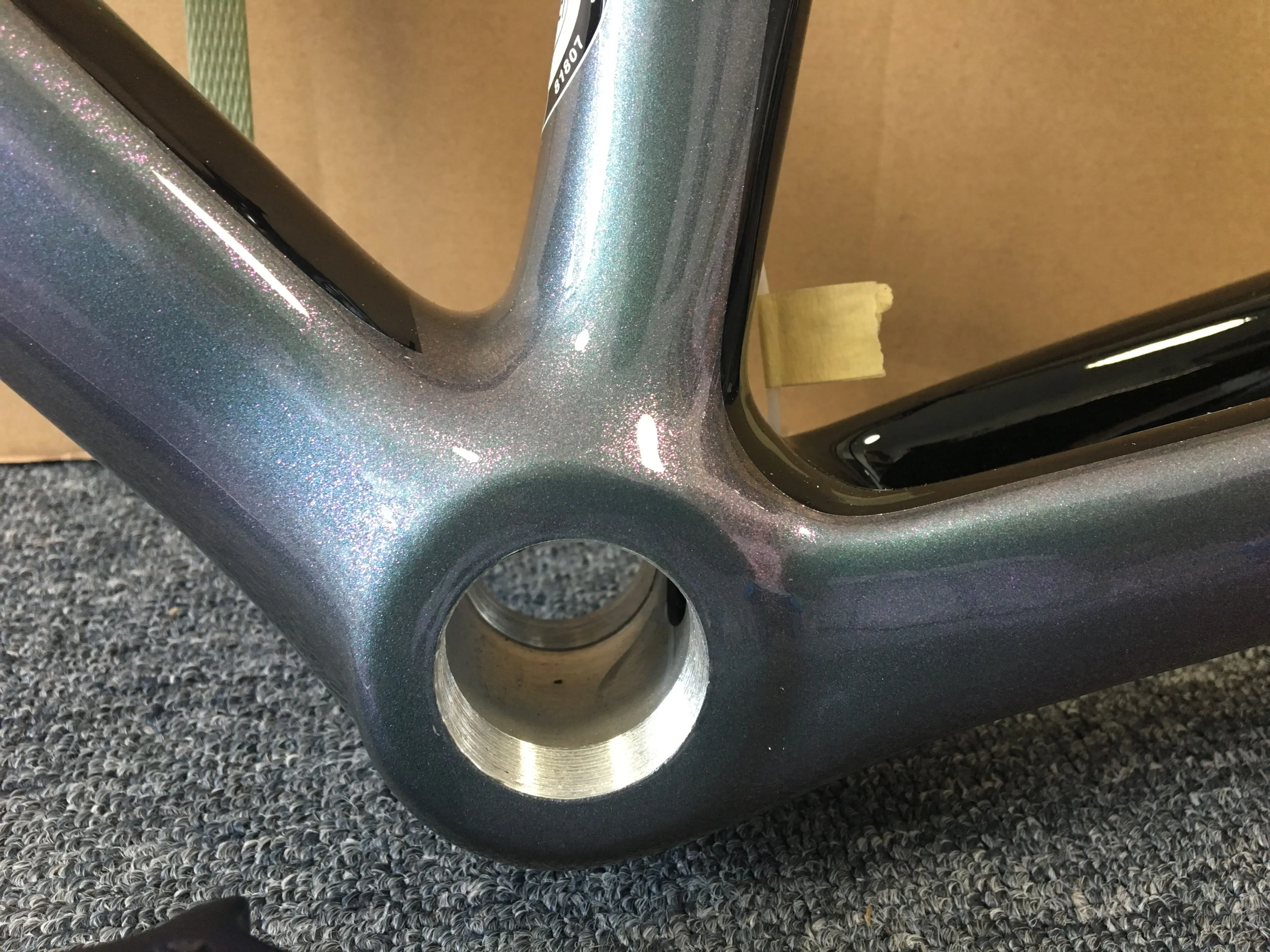 US $574.00 Trifox Customized 2019 newly carbon road frame carbon fibre racing bicycle frame glossy matte BSA BB68 for DI2 Mechanical frame