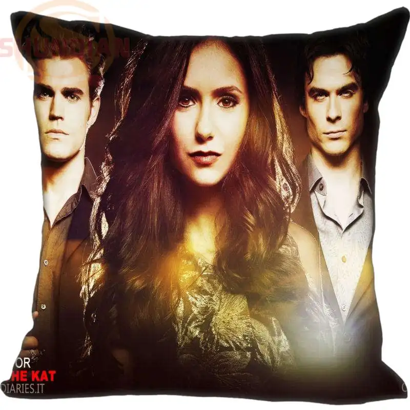 

Best New The Vampire Diaries Pillowcase Wedding Decorative Pillow Case Custom Gift For Pillow Cover YJW#11