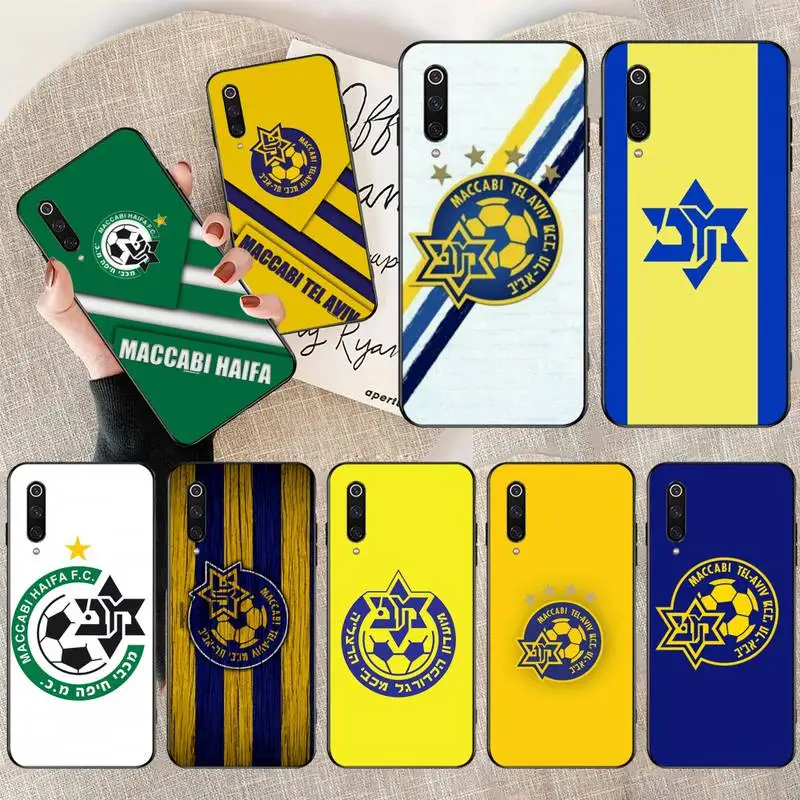 USAKPGRT Израиль футбол maccabi чехол для телефона Xiaomi Mi Note 10 Lite 9T Pro xiaomi CC9 9SE | Мобильные