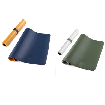 

Mouse Pad Large Double Sided PU Leather 80X40Cm Multifunctional Waterproof Double Sided Desk Mat