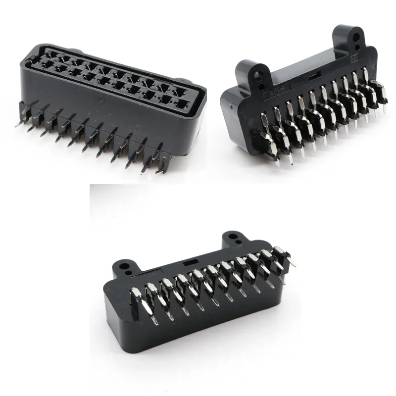 CS 133 21Pin SCART Jack телеприставка STB Scocket Connector винтовые отверстия dual row pcb mount|Коннекторы