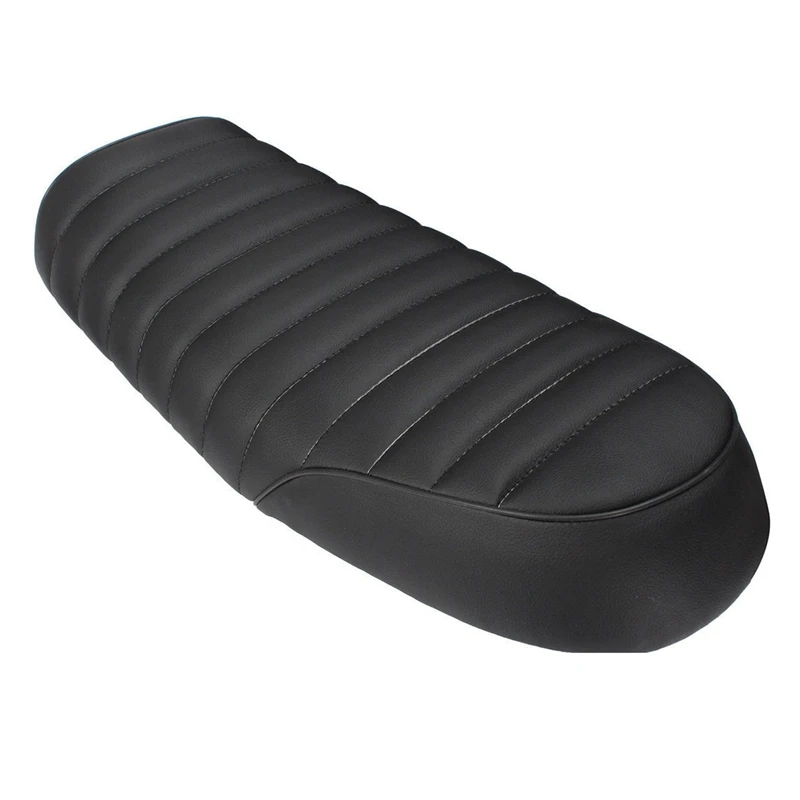 

Vintage Universal Leather Motorcycle Seat Saddle Cover Cafe Racer For Honda