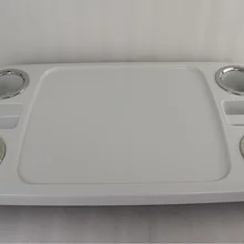 Глянцевый белый ABS прямоугольная столешница 457*864*102 мм для морской лодки RV