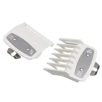 

2/8 / 10Pcs 1.5-25mm Limit Comb Hair Clipper Caliper Electric Clipper Limit Comb White Comb Protector Tool Kit