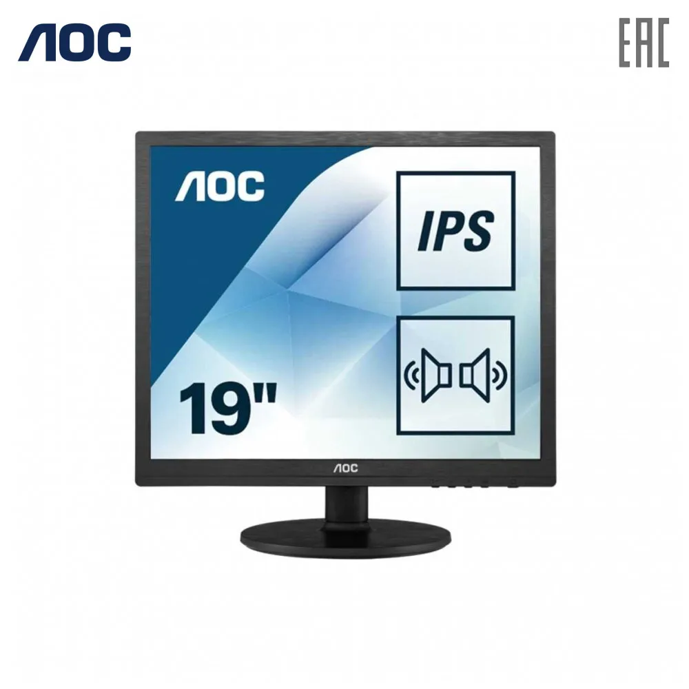 Монитор AOC I960SRDA 19'' [5:4] 1280х1024(SXGA) IPS 250cd|m2 H178°|V178° 1000:1 20М:1 16.7M 5ms | Компьютеры и офис