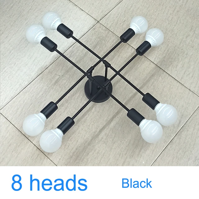 Modren Creative Ceiling Lamp Simple Nordic Pendant Lights American Country Minimalist Bedroom Lights Loft Branch Chandelier Army Green