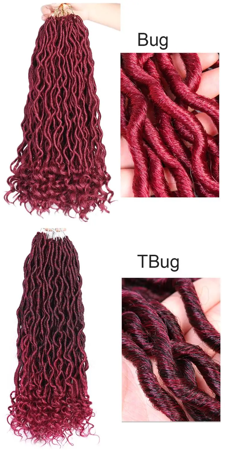 Длинной волны искусственные локоны в стиле Crochet косы волосы с эффектом деграде