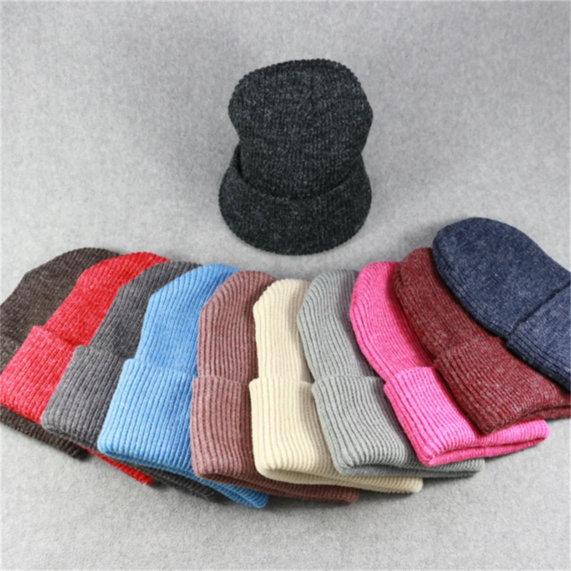 Simple rabbit fur hat hat female winter cold warm gravity waterfall hat knit hat