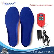 Новинка; 2000 мА · ч; стелька с беспроводным подогревом; зимняя теплая обувь; стельки с дистанционным управлением; Зарядка от аккумулятора; стельки с подогревом; европейские размеры 35-46