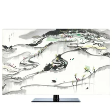 Изготовленный На Заказ 1"-80" 22 дюймов 75 дюймовый ЖК-экран tv PC крышка декоративная капот занавес террасированные поля водонепроницаемый многоцветный