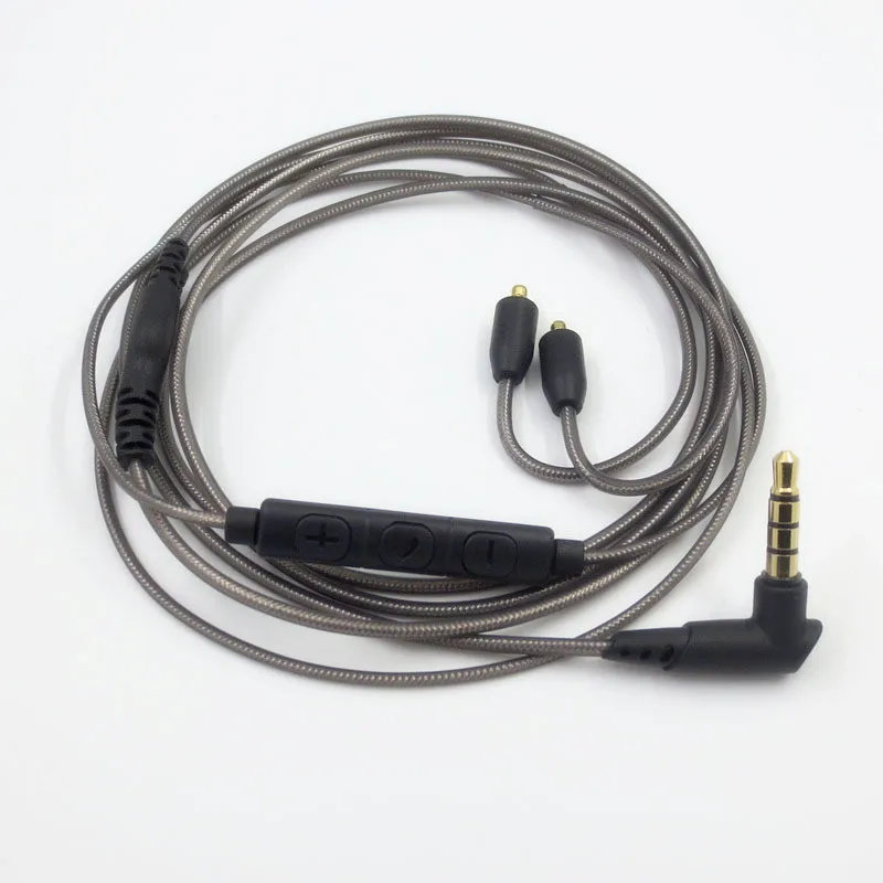 Замена аудио разъем mmcx кабель для Shure SE215 SE315 SE425 SE535 SE846 UE900 W40 W50 W60 W80 UM30 FC850 FX1200