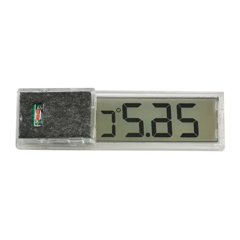 

3D Aquarium Thermometer Fish Tank Reptile Plastic Meters LCD 7x2cm Temperature Crystal Digital