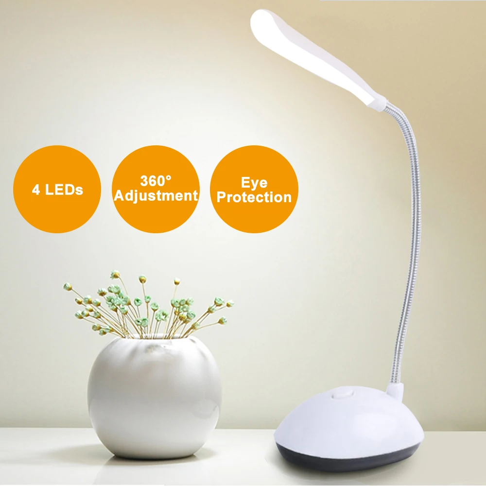مصباح قراءة Led يعمل ببطارية Aaa تصميم حديث حماية العين مثالي للمكتب أو القراءة 2021 Desk Lamps Aliexpress