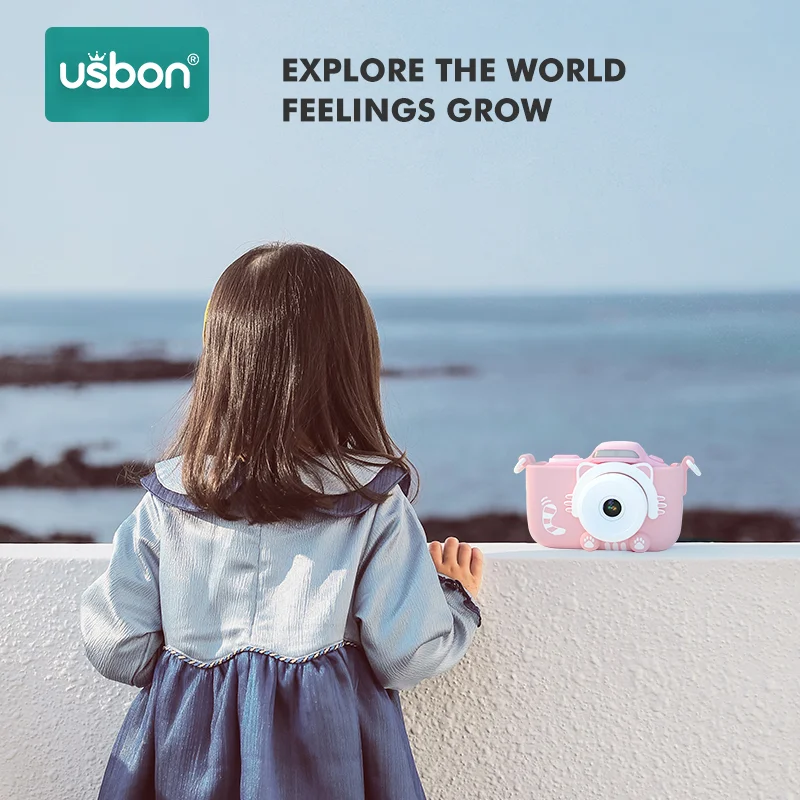  Usbon Child Kids Camera Digital Toy 24 Million Pixel 2-inch Mini Photo LCD HD Learning Education Ph