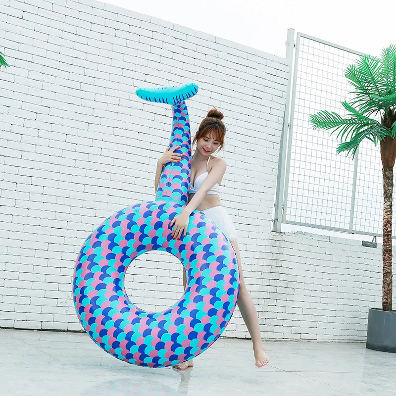 

Factory Currently Available Supply INS Europe And America Hot Sales-Mermaid Swimming Tube Thick Inflatable PVC Armpits Ring
