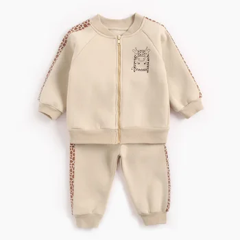 

Baby Sets Cartoon Coat+ Pants Autumn and Winter 2019