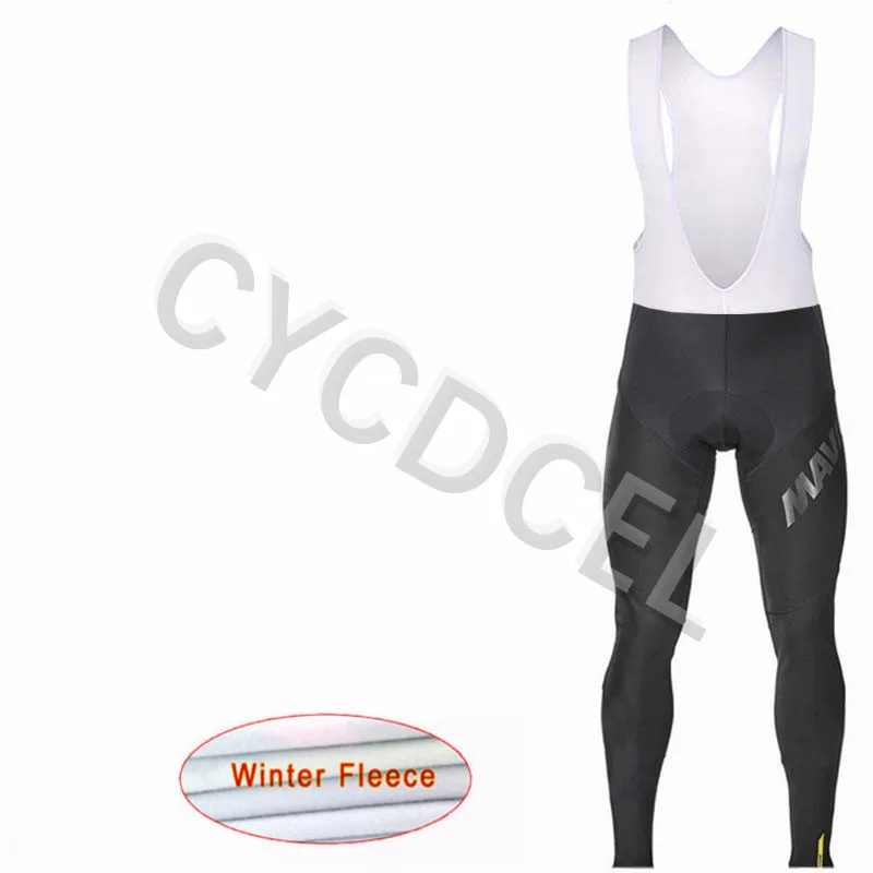 MAVIC, Зимние флисовые теплые мужские длинные штаны для велоспорта, Триатлон, уличная одежда для велоспорта, комбинезон, высокое качество, противоударные велосипедные брюки