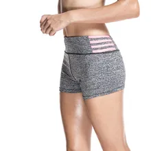 Фитнес Спортивные шорты для йоги сшивание хип-повышение талии лифтинг Бодибилдинг быстросохнущие Йога Спортивные шорты женские