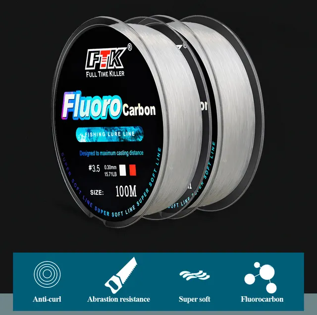 120m Carbon Fiber Fishing Line 4.13-34.32lb Multicolor Nylon Super Strong  Abrasion Resistant Lure Fishing Line 0.8-8.0 - AliExpress