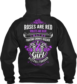 

CROHN'S DISEASE GIRL WILL PULL THROUGH Streetwear men women Hoodies Sweatshirts