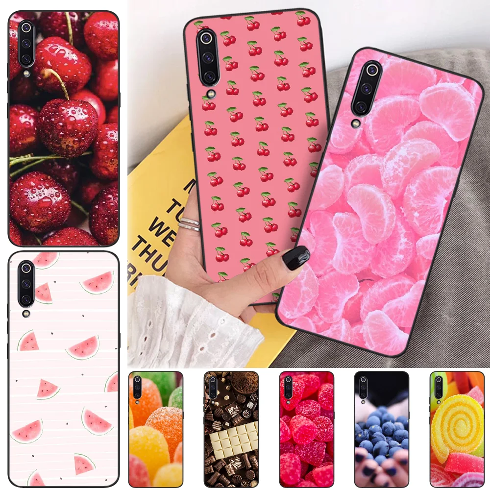 Viviana Fruits and sweets DIY Painted Bling Phone Case for xiaomi mi 8 9 8SE 9SE 8Lite mix2 2S max2 3 Pocophone F1 | Мобильные