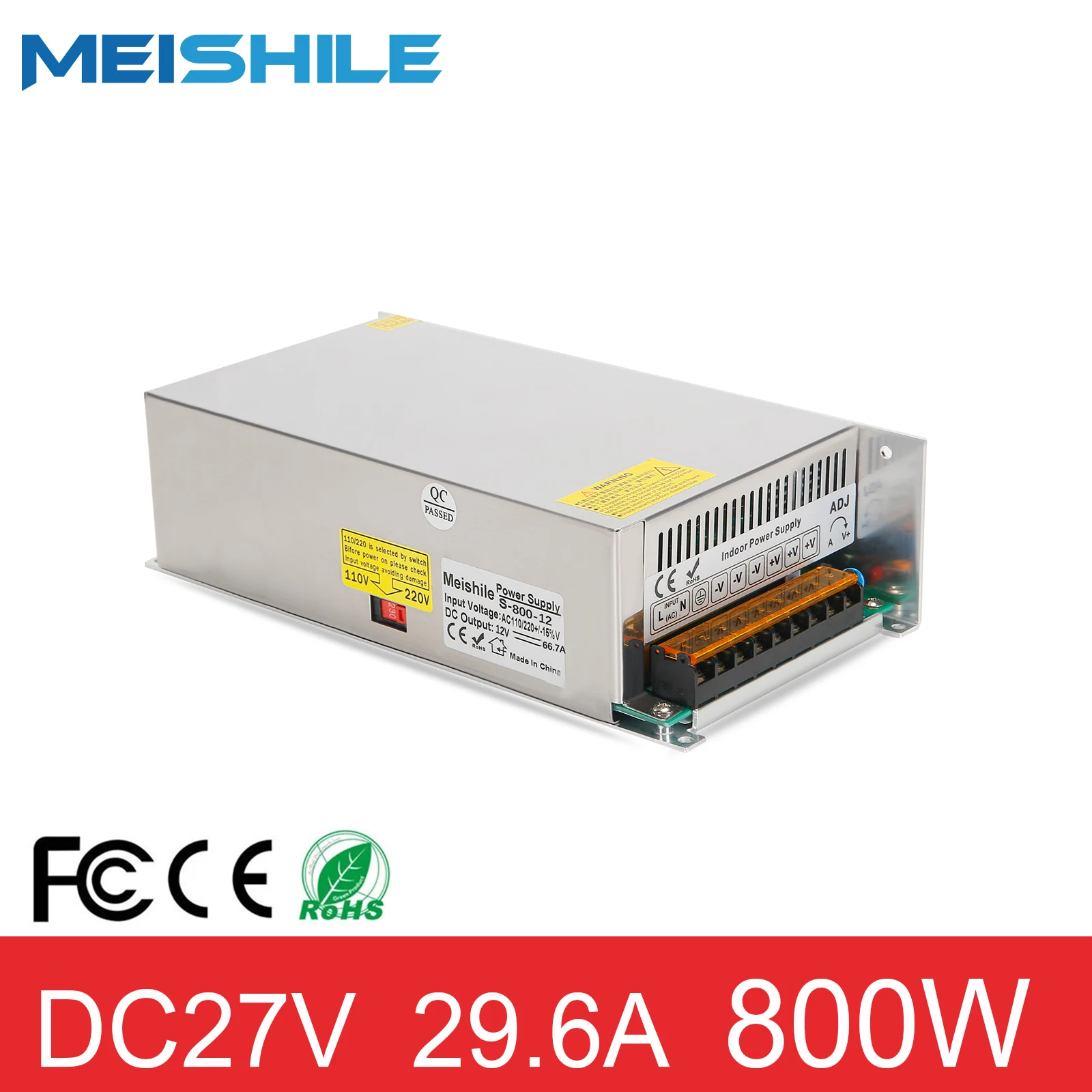 AC to DC 27V 29.6A 800W Switching Power Supply Drive Transformer for CNC Motor Industrial Electronic Electrical Equipment Etc. |