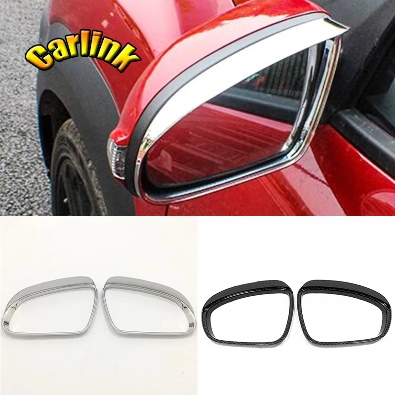 Voor Hyundai Kona Kauai Encino 2018 2019 Abs Chrome/Carbon Fibre Auto