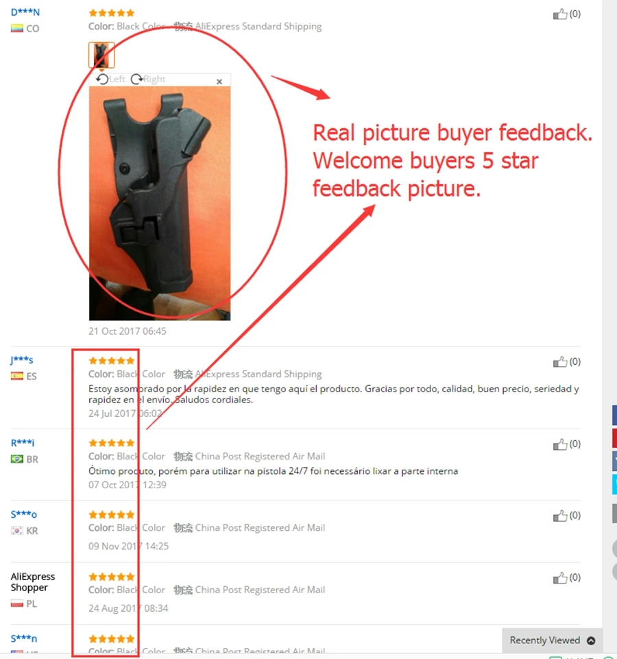 LV3 Series Quick Drop Glock Gun Belt Holster Right Hand Military Gun Holster for Glock 17 18 19 22 23 32 Waist Holster Black