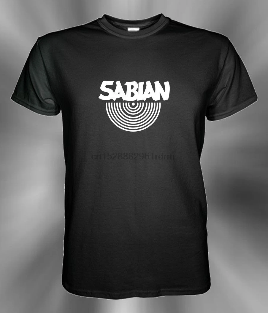 SABIAN CYBALS футболка тарелки барабаны Sz. S M L XL 2XL 3XL Удобная Повседневная с коротким