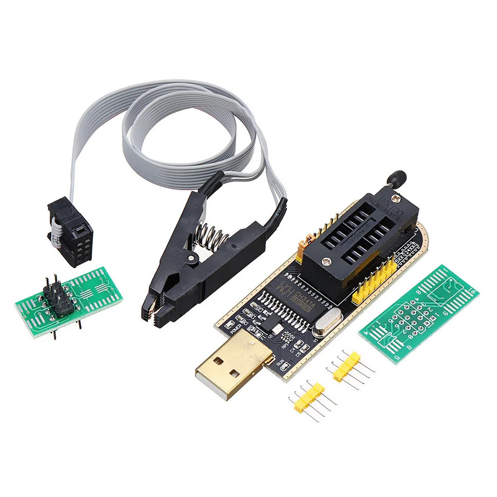 

CH341A Test Clip Mainboard Professional USB Programmer EEPROM Flash BIOS Quick Speed Module