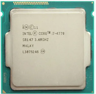 Процессор Intel Core I7 4770 I7-4770 i7 четырехъядерный процессор LGA 1150 рабочий для