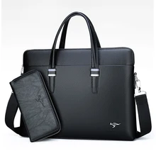 Мужская сумка для ноутбука из искусственной кожи, дизайнерская сумка, повседневный деловой портфель, устойчивая к царапинам сумка через плечо, сумка-мессенджер, дорожная сумка
