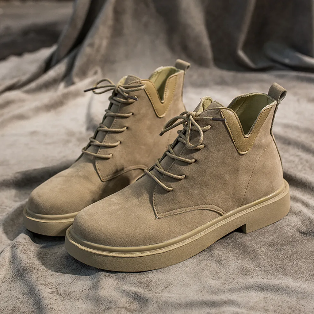 Женские ботинки Martin зимние сапоги до колена с ремешком Теплая Повседневная